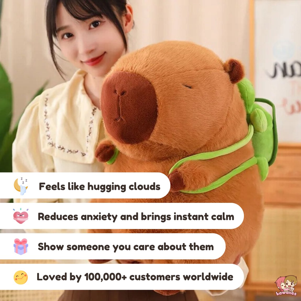 The Adorable Capybara Turtle Back Pack Plushies — image 4