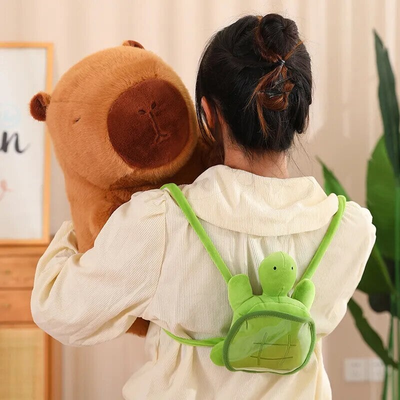 The Adorable Capybara Turtle Back Pack Plushies — image 13
