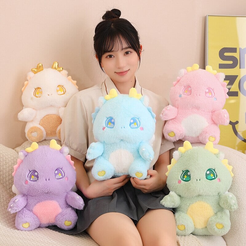 The Fluffy Baby Dragon Plush Family — image 3