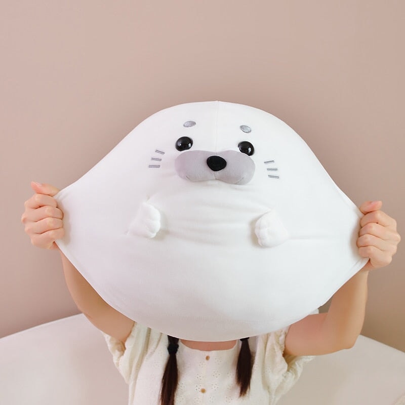 White Blue Baby Seal Plushies — image 6