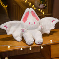 White Kawaii Fluffy Bat Plushie — image 8