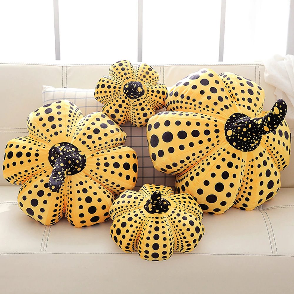Yayoi Kusama Halloween Pumpkin Plushies — image 1
