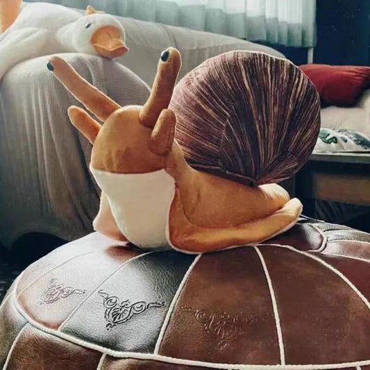 Large Realistic Land Snail Stuffed Animal, 16" | 40 cm — image 1