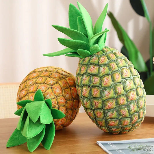 Lifelike Pineapple Plushie, Two Styles, 19" | 48 cm — image 1