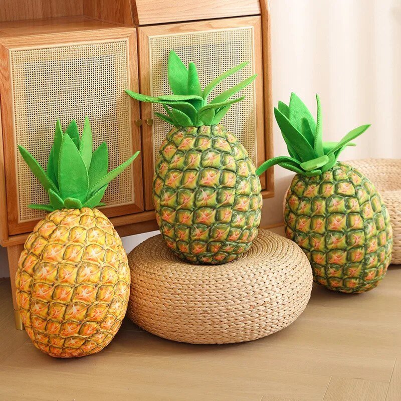 Lifelike Pineapple Plushie, Two Styles, 19" | 48 cm — image 2