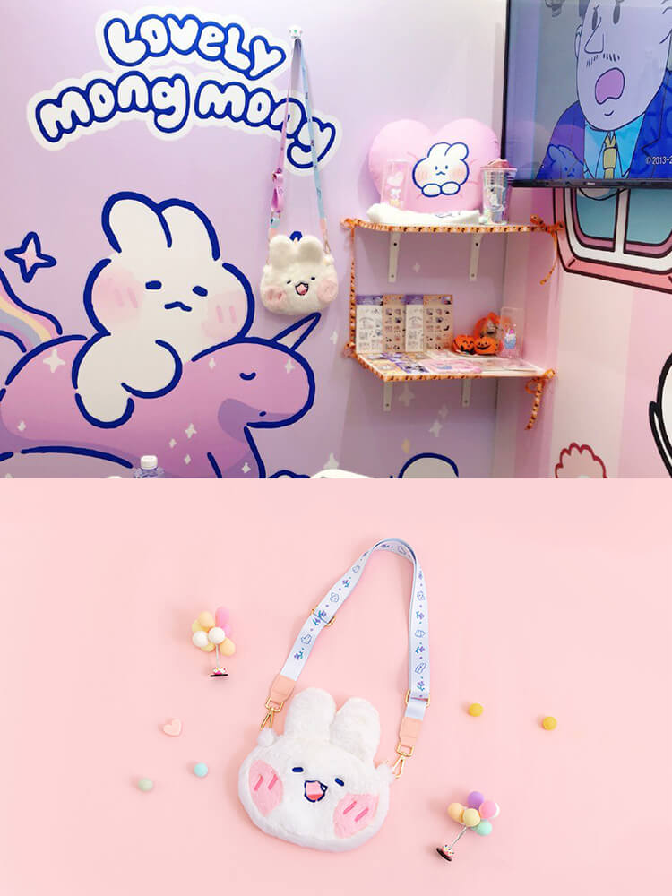 Lovely Mongmong Rabbit Crossbody Plush Bag — image 5