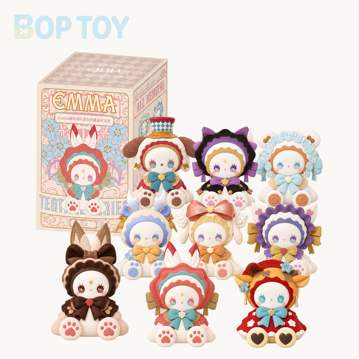 EMMA Secret Forest Tea Party Collector’s Series Blind Box — retail packaging and possible styles; actual contents depend on the selected option