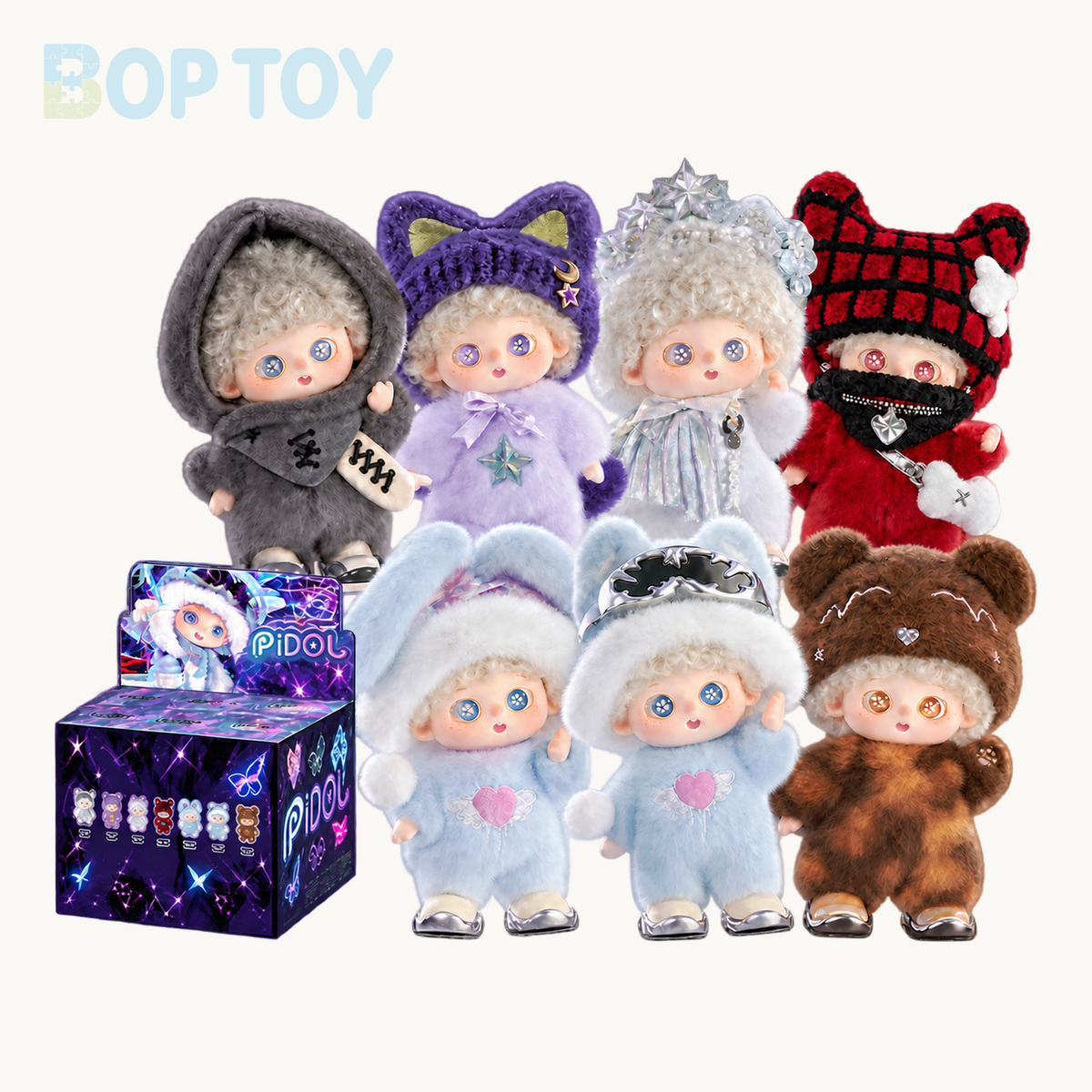 Pidol Dream Weaving Collection Series Plush Blind Box — retail packaging and possible styles; actual contents depend on the selected option