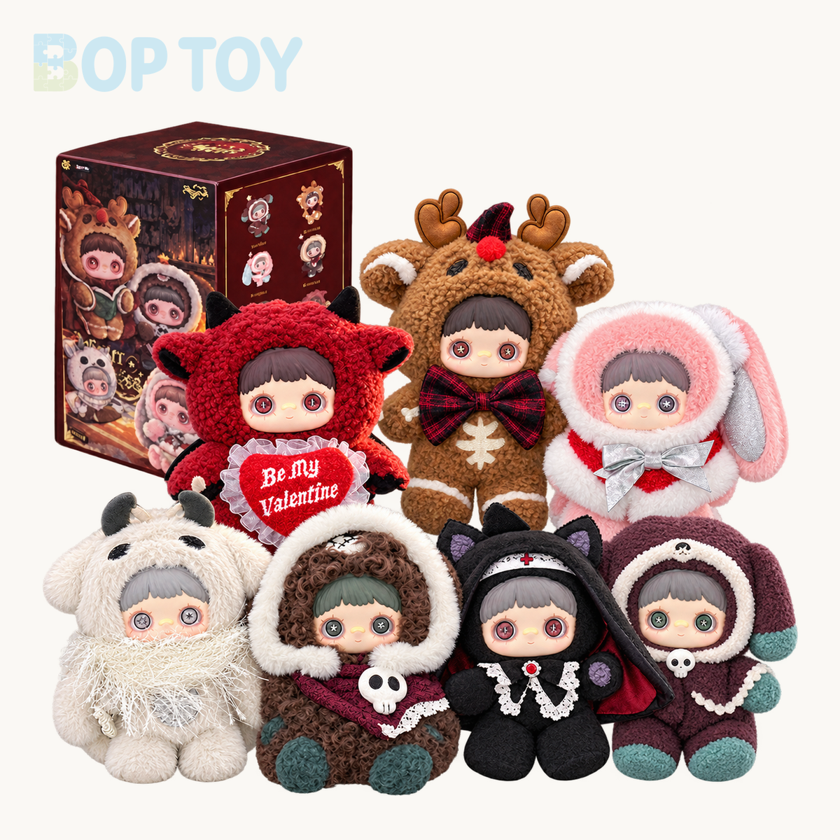 MayMei Winter Weirdness Plush Blind Box — retail packaging and possible styles; actual contents depend on the selected option