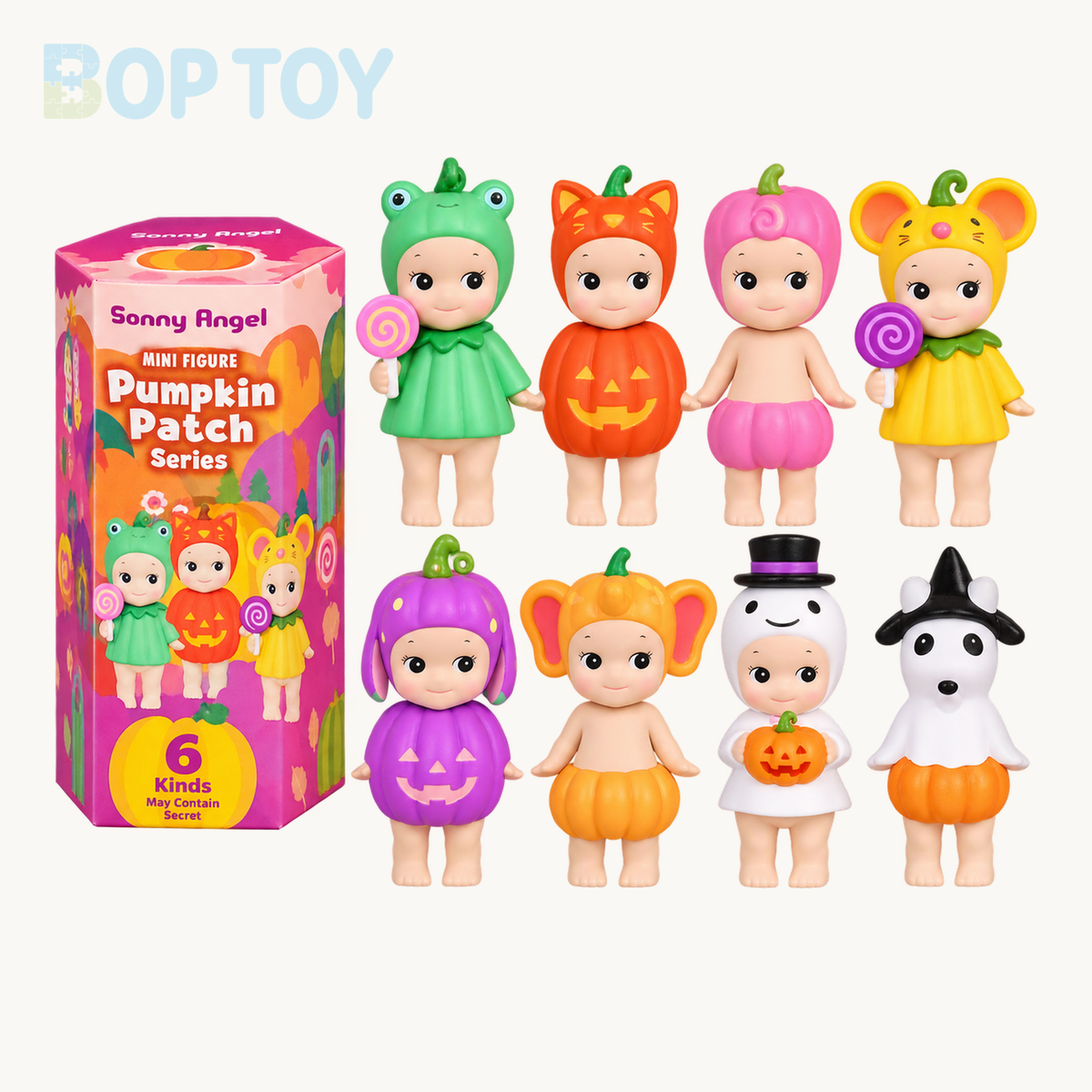 Sonny Angel Pumpkin Patch Series Mini Figure Halloween Special — retail packaging and possible styles; actual contents depend on the selected option