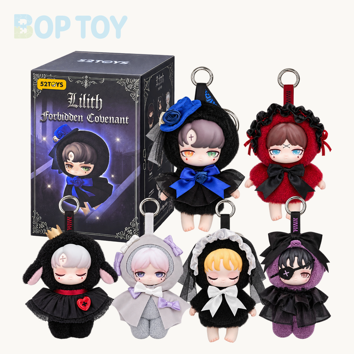 Lilith Forbidden Covenant Series Plush Pendant Blind Box — retail packaging and possible styles; actual contents depend on the selected option