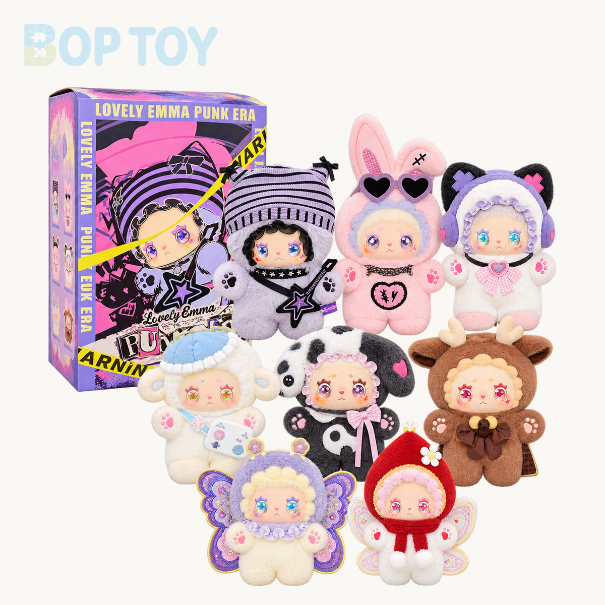 LOVELY EMMA Punk Era Series Blind Box — retail packaging and possible styles; actual contents depend on the selected option