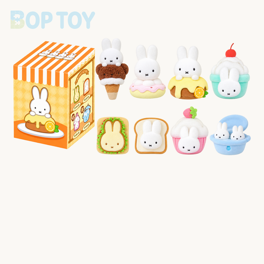 Miffy Food Workshop Series Plushie Pendant Blind Box — retail packaging and possible styles; actual contents depend on the selected option