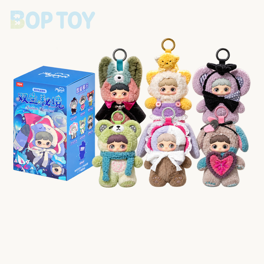 Maymei Symbiote Neverland Series Vinyl Plush Keychain Blind Box — retail packaging and possible styles; actual contents depend on the selected option