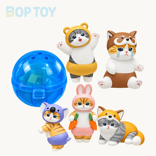 Mofusand Animal Nyanpantsu Gachapon Blindbox Capsule Mini Figurines — retail packaging and possible styles; actual contents depend on the selected option
