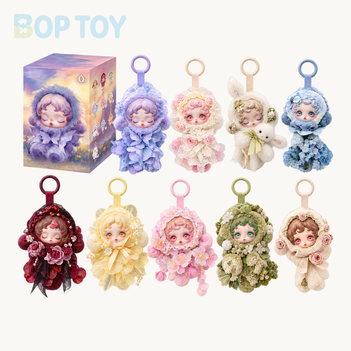 POP MART SKULLPANDA L’impressionnisme Series Plushie Pendant Blindbox — retail packaging and possible styles; actual contents depend on the selected option