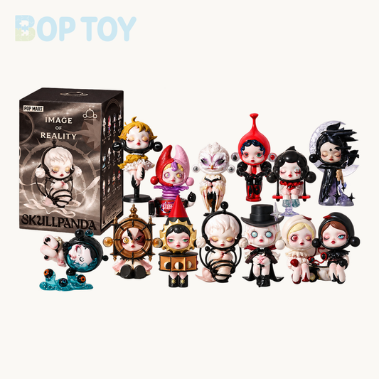 POP MART SKULLPANDA Image Of Reality Series Figures Blindbox — retail packaging and possible styles; actual contents depend on the selected option