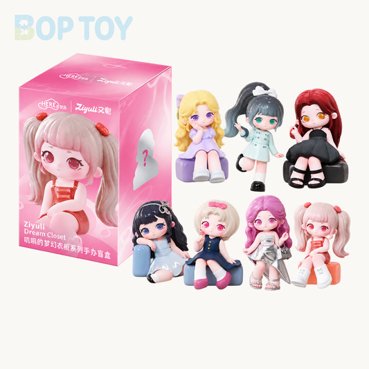 ZIYULI'S Dream Closet Series Figure Blind Box — retail packaging and possible styles; actual contents depend on the selected option