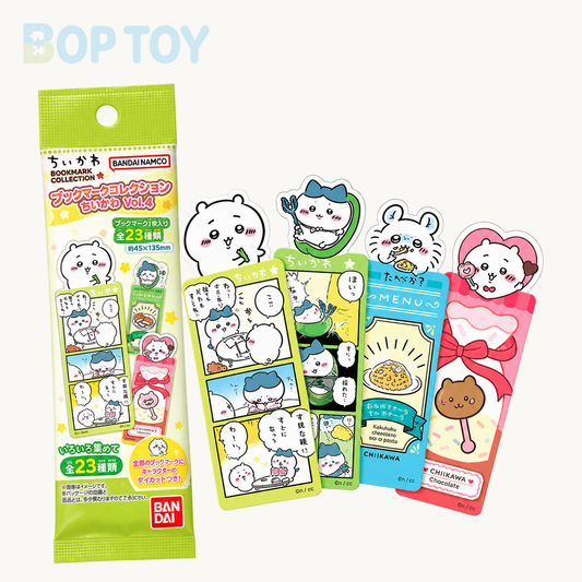 Chiikawa Collection Bookmark Series 4 Blind Pack — retail packaging and possible styles; actual contents depend on the selected option