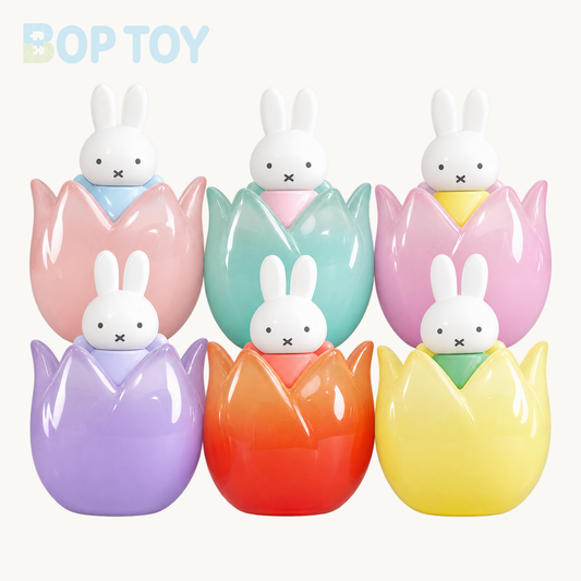 ChocoTeddy x Miffy and her Tulips Decorative Series Blind Box — retail packaging and possible styles; actual contents depend on the selected option