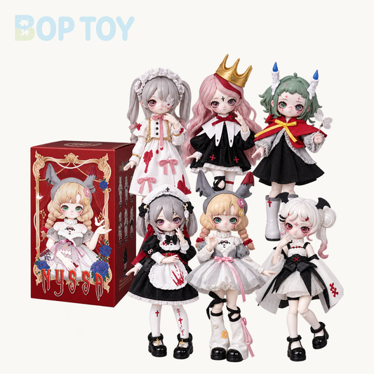 Nyssa Bizarre Nightmare Series 1/12 Action Figure BJD Blind Box — retail packaging and possible styles; actual contents depend on the selected option