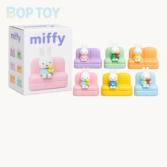 Miffy Sofa Series 2 Phone Stand Figure Blind Box — retail packaging and possible styles; actual contents depend on the selected option
