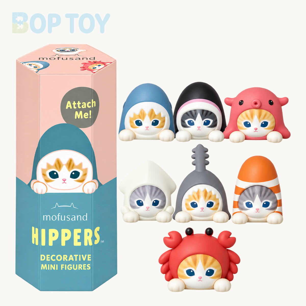 Sonny Angel Hippers & Mofusand Series Figurine Blindbox — retail packaging and possible styles; actual contents depend on the selected option