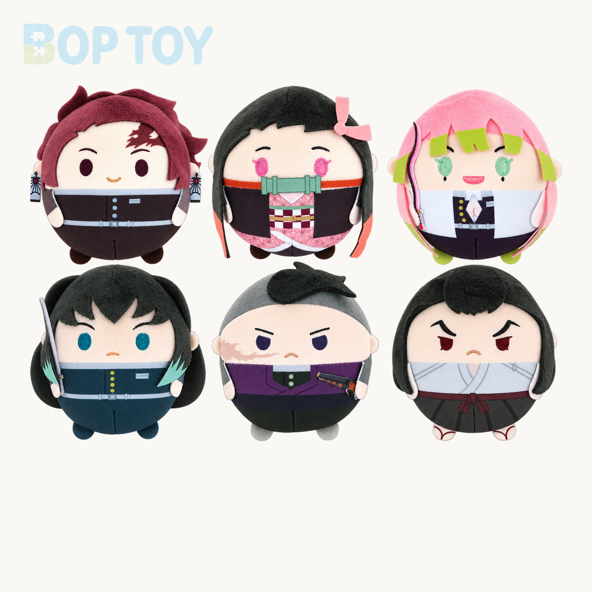Demon Slayer Kimetsu no Yaiba Fuwakororin 9 Plush Blindbox — retail packaging and possible styles; actual contents depend on the selected option