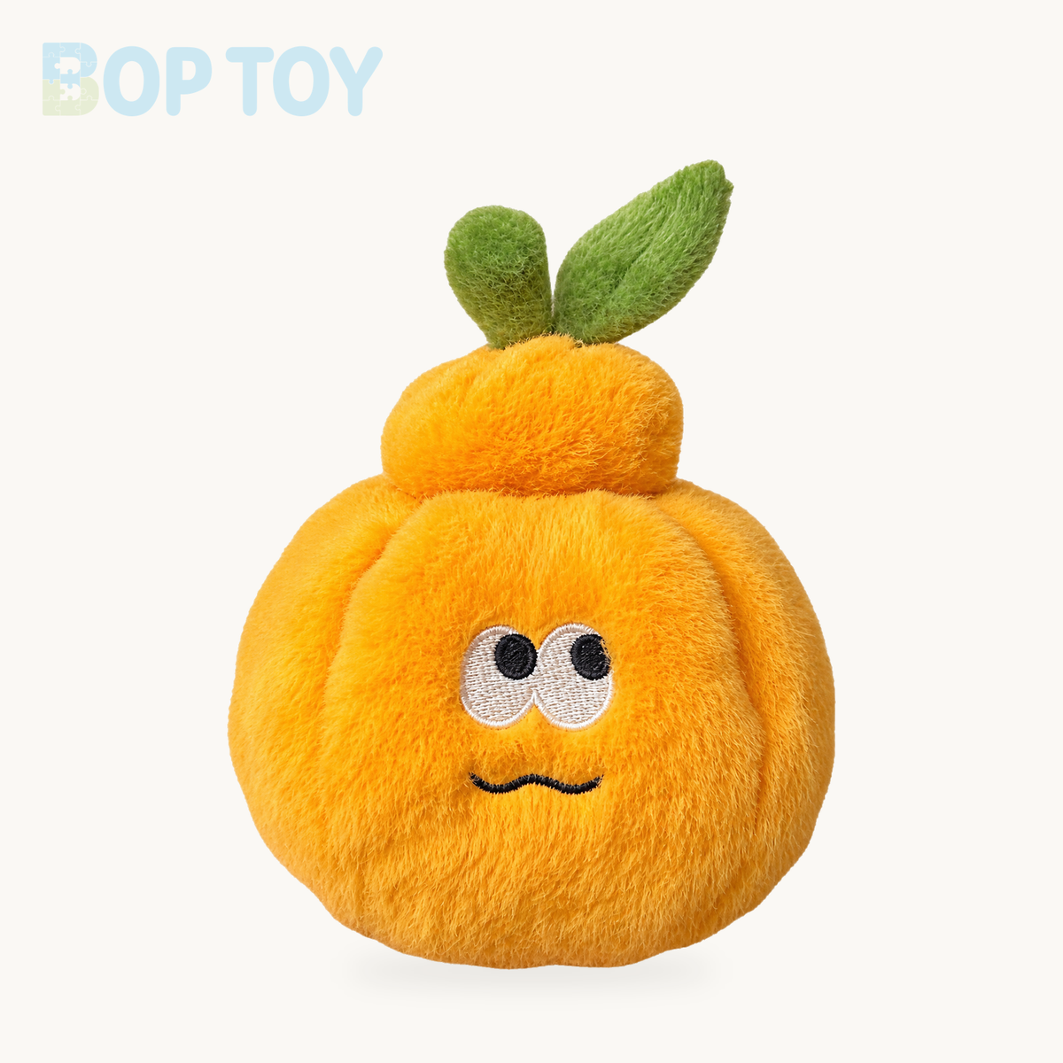 Peelable Orange Segments Plush Keychain | Lifelike Simulation Fruit Toy product selection on a cream background