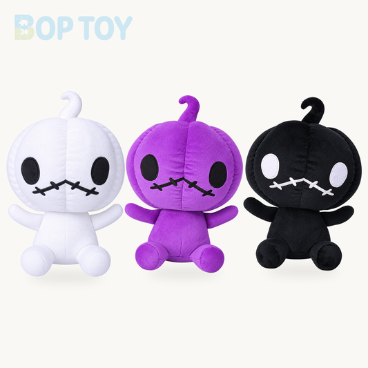 Mini Halloween Pumpkid Plushie product selection on a cream background