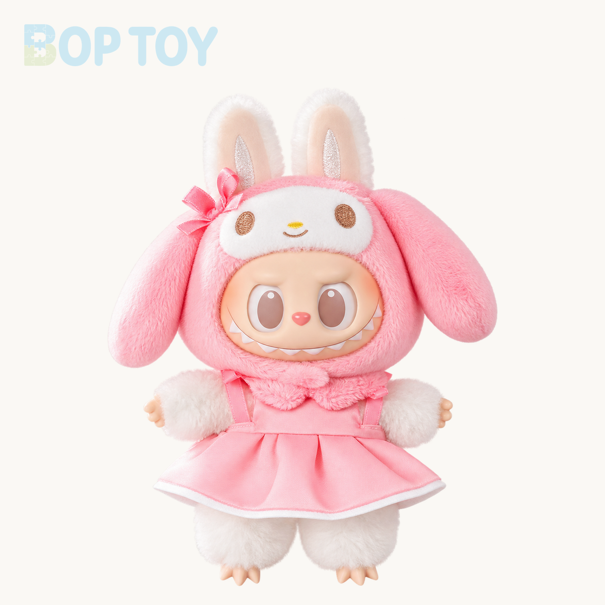 POP MART Labubu The Monsters x Hello Kitty and Friends Vinyl Plush Pendant Blind Box — My Melody option