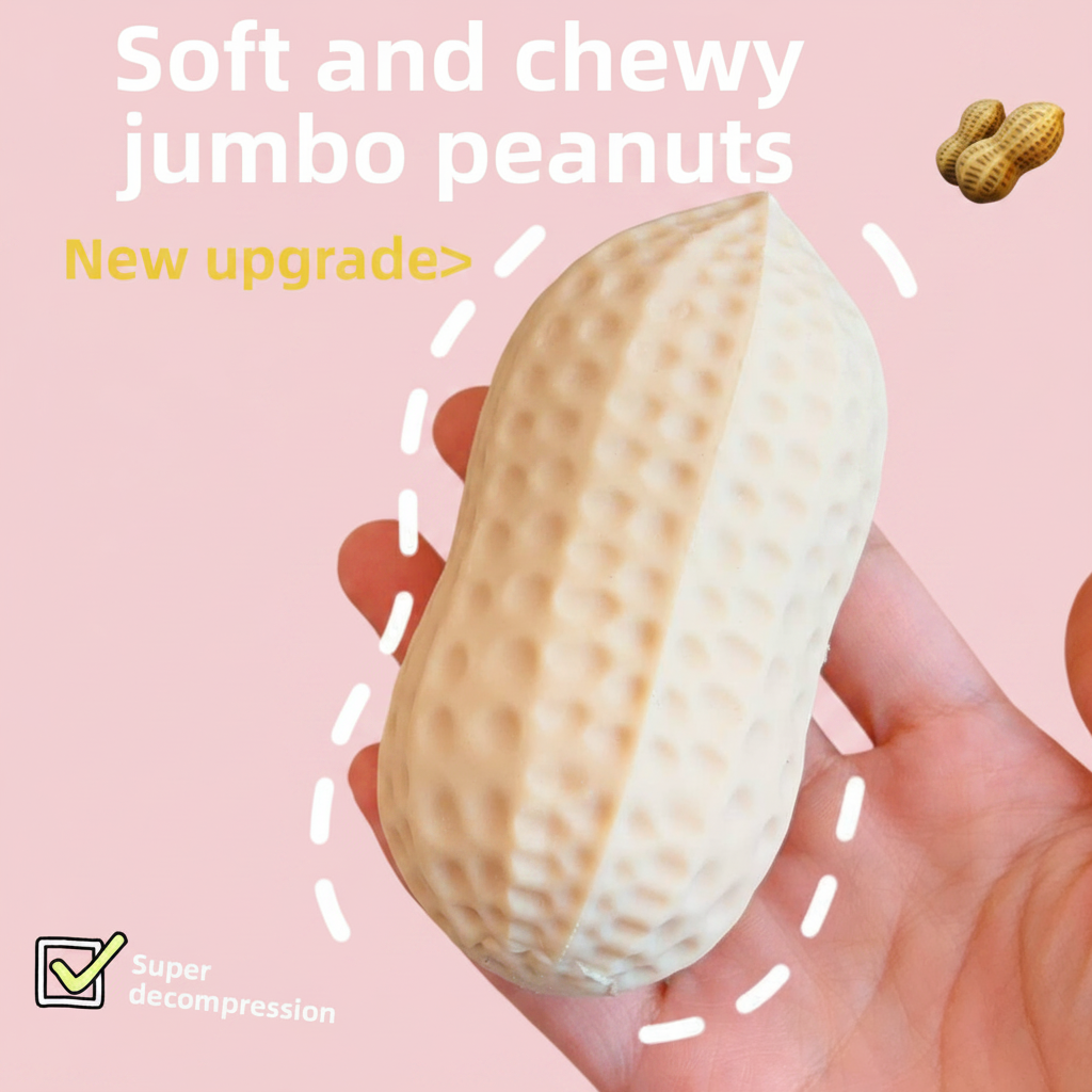 Jumbo Peanut Slow Rise Squishy