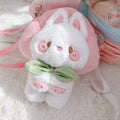 Pink Peach Rabbit Crossbody Plush Bag — image 5