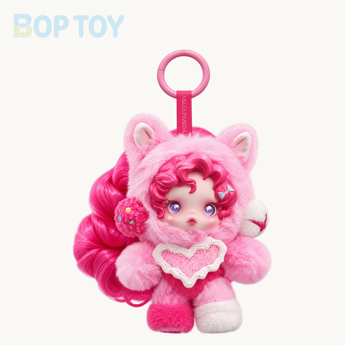 POP MART SKULLPANDA × My Little Pony Series Plush Pendant Blindbox — Pinkie Pie option