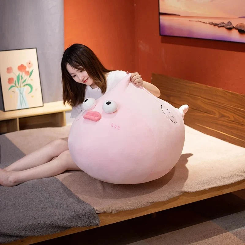 Plump Jumbo Puffer Fish Plushie, 12-35" | 30-90 cm — image 4