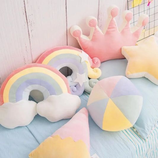 Plush Pastel Marshmallow Throw Pillows, 23 Designs — image 1