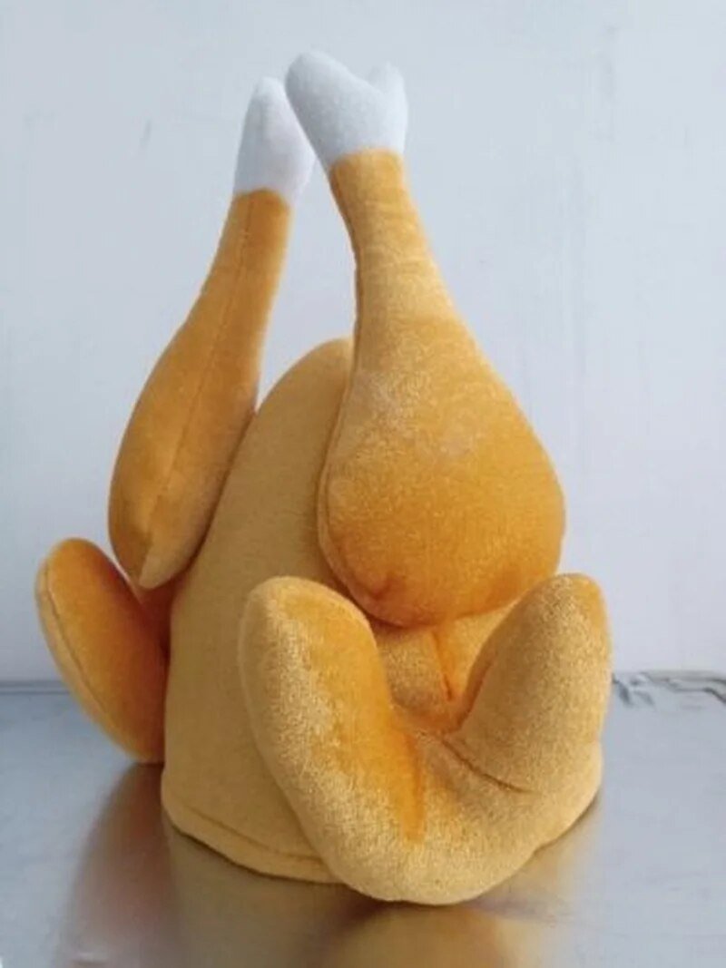 Plush Roasted Turkey Hat, 10" | 25 cm — image 5