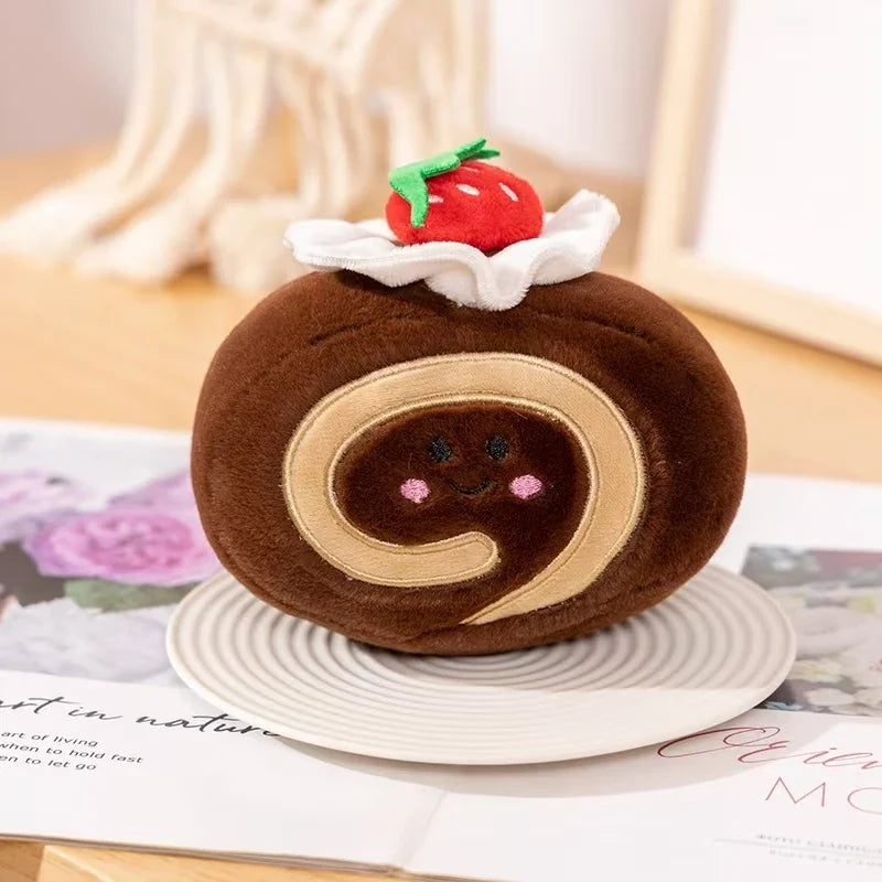 Plush Strawberry Cake Roll – Sweet, Squishy, and Oh-So-! — image 7