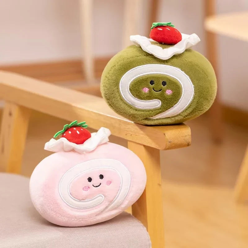 Plush Strawberry Cake Roll – Sweet, Squishy, and Oh-So-! — image 4