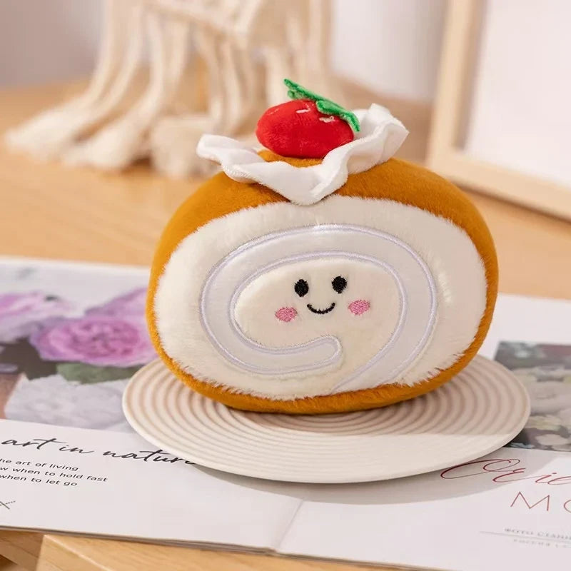 Plush Strawberry Cake Roll – Sweet, Squishy, and Oh-So-! — image 5