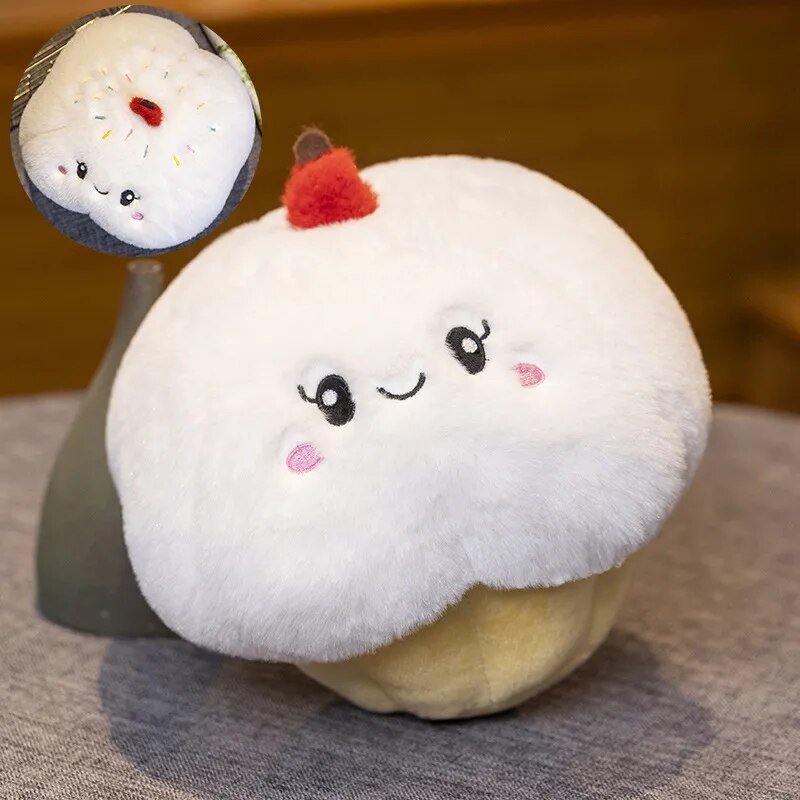Plushie Cartoon Cupcake, Five Styles, 6-10" | 15-25 cm — image 4