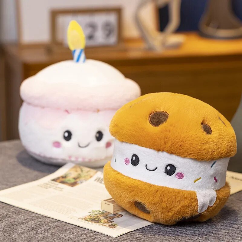 Plushie Cartoon Cupcake, Five Styles, 6-10" | 15-25 cm — image 8