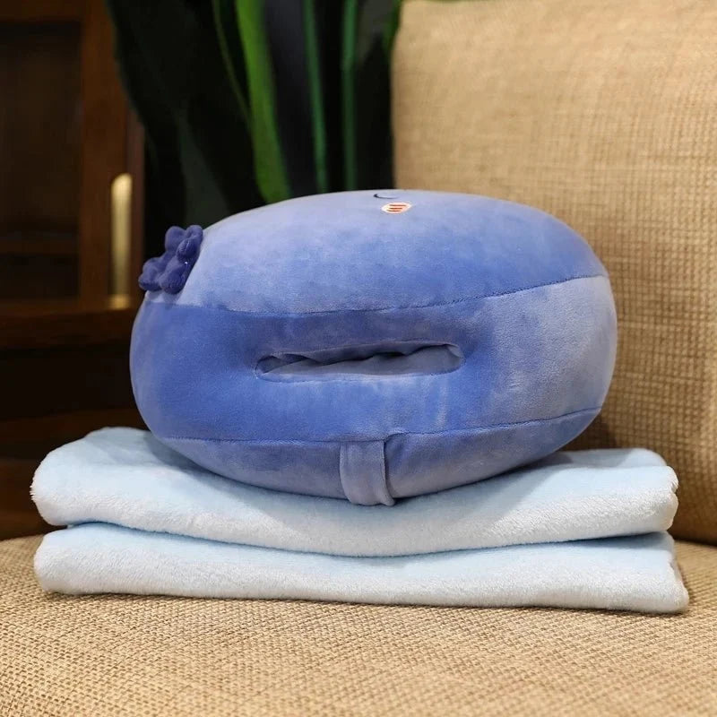 Plushie Cartoon Fruit with Optional Blanket, 15" | 38 cm — image 3