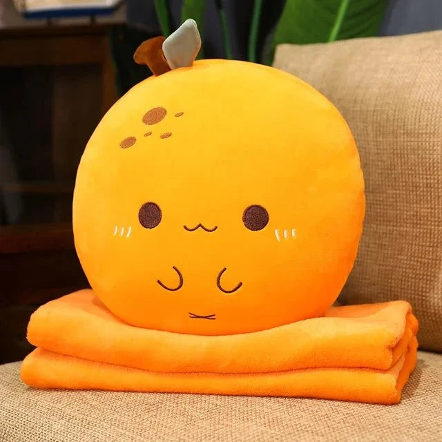 Plushie Cartoon Fruit with Optional Blanket, 15" | 38 cm — image 10