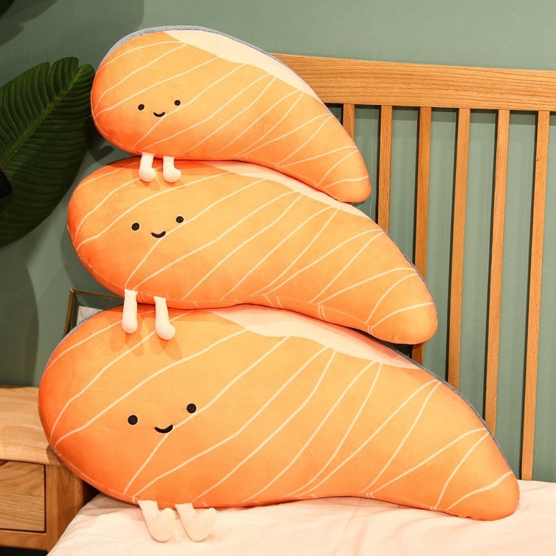 Plushie Cartoon Salmon Fillet, 1.6-2.6' | 50-80 cm — image 2
