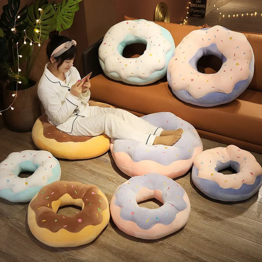 Plushie Donut Seat Cushion, 4 Colors, 1.5-2.3' | 45-70 cm — image 1