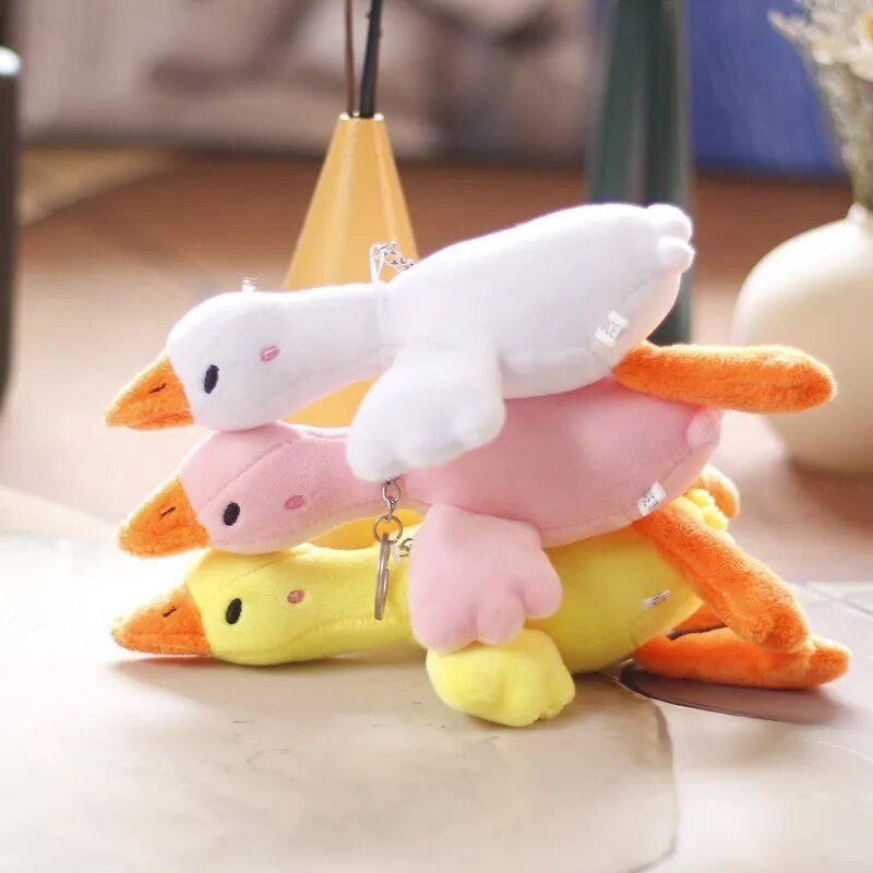 Plushie Duck Keychain: Three Colors, 6" | 15 cm — image 4