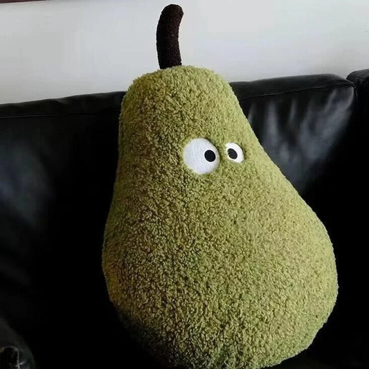 Plushie Giant Fuzzy Cartoon Pear, 24" | 60 cm — image 1