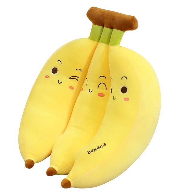 Plushie Jumbo Cartoon Bunch of Three Bananas, 1.1-2.3' | 35-70 cm — image 1