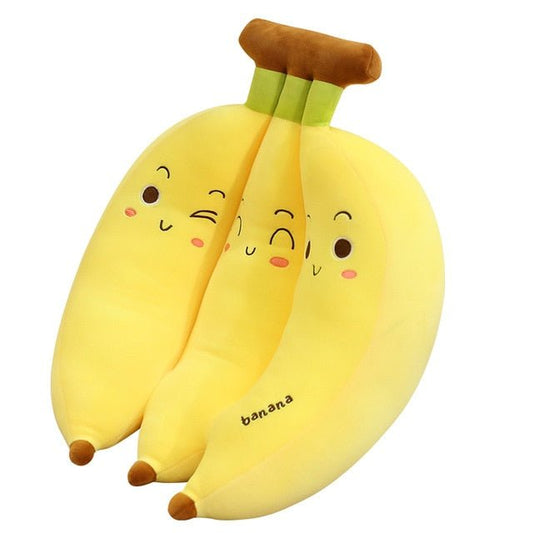 Plushie Jumbo Cartoon Bunch of Three Bananas, 1.1-2.3' | 35-70 cm — image 1